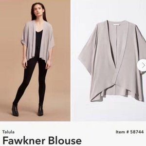 Talula aritzia fawkner blouse kimono